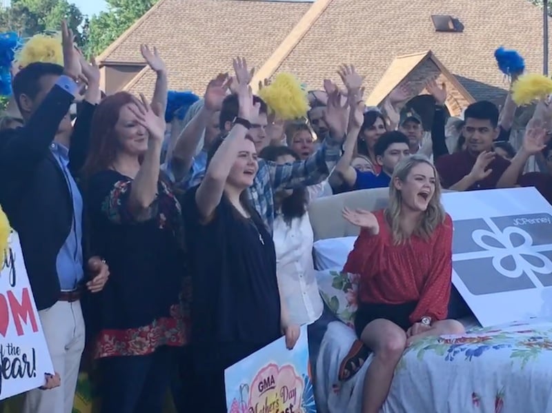 good morning america surprises lesley hemphill