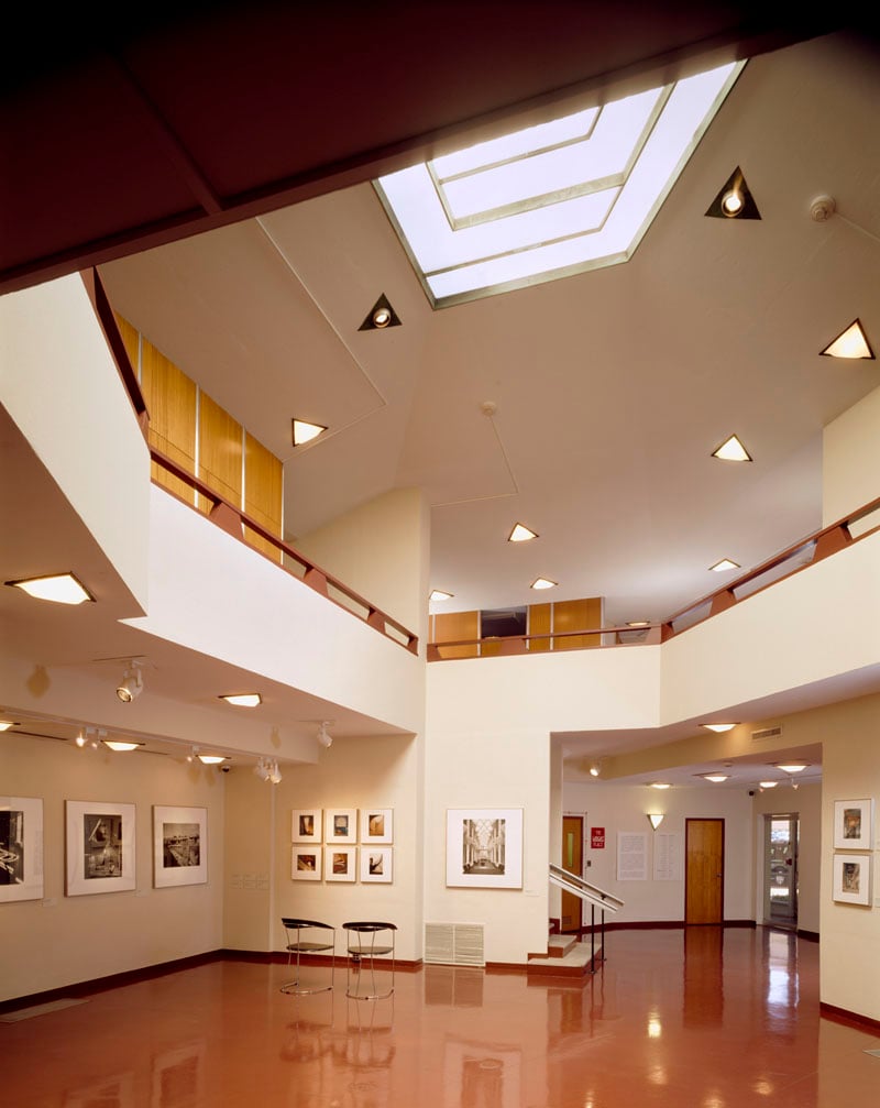 view inside the price tower arts center