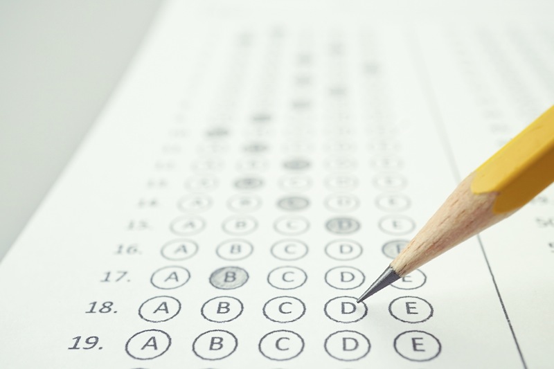 standardized test image, for article on oklahoma state question 799
