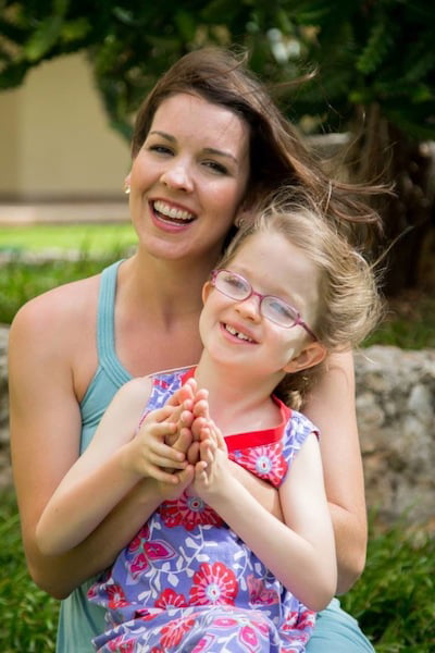 melissa bryce gamble and her daughter ginny. for an article about pause for pbd