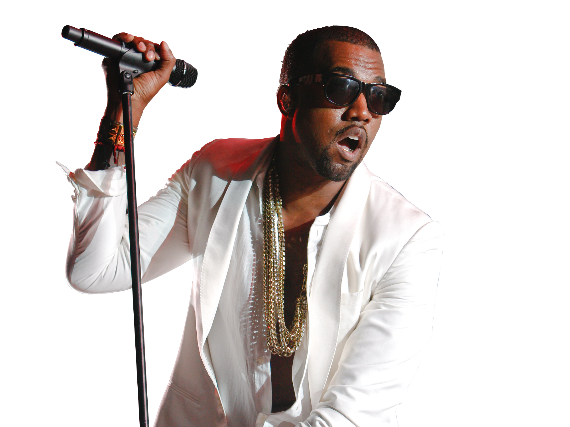 Kanye west outlet transparent