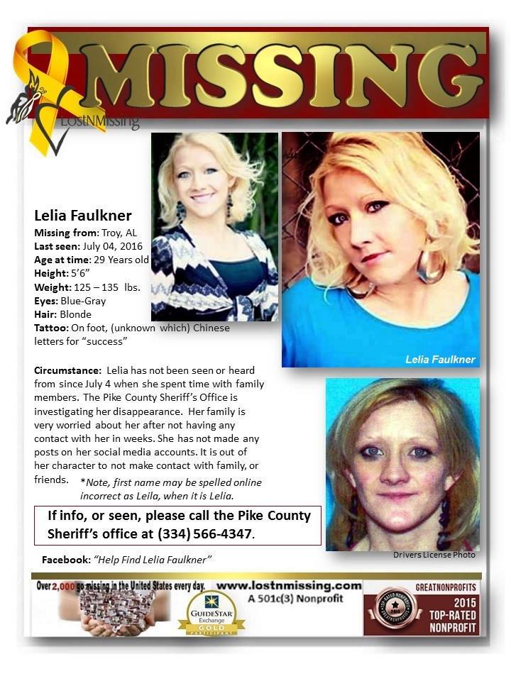 Reward Offered For Missing Pike County Woman Waka