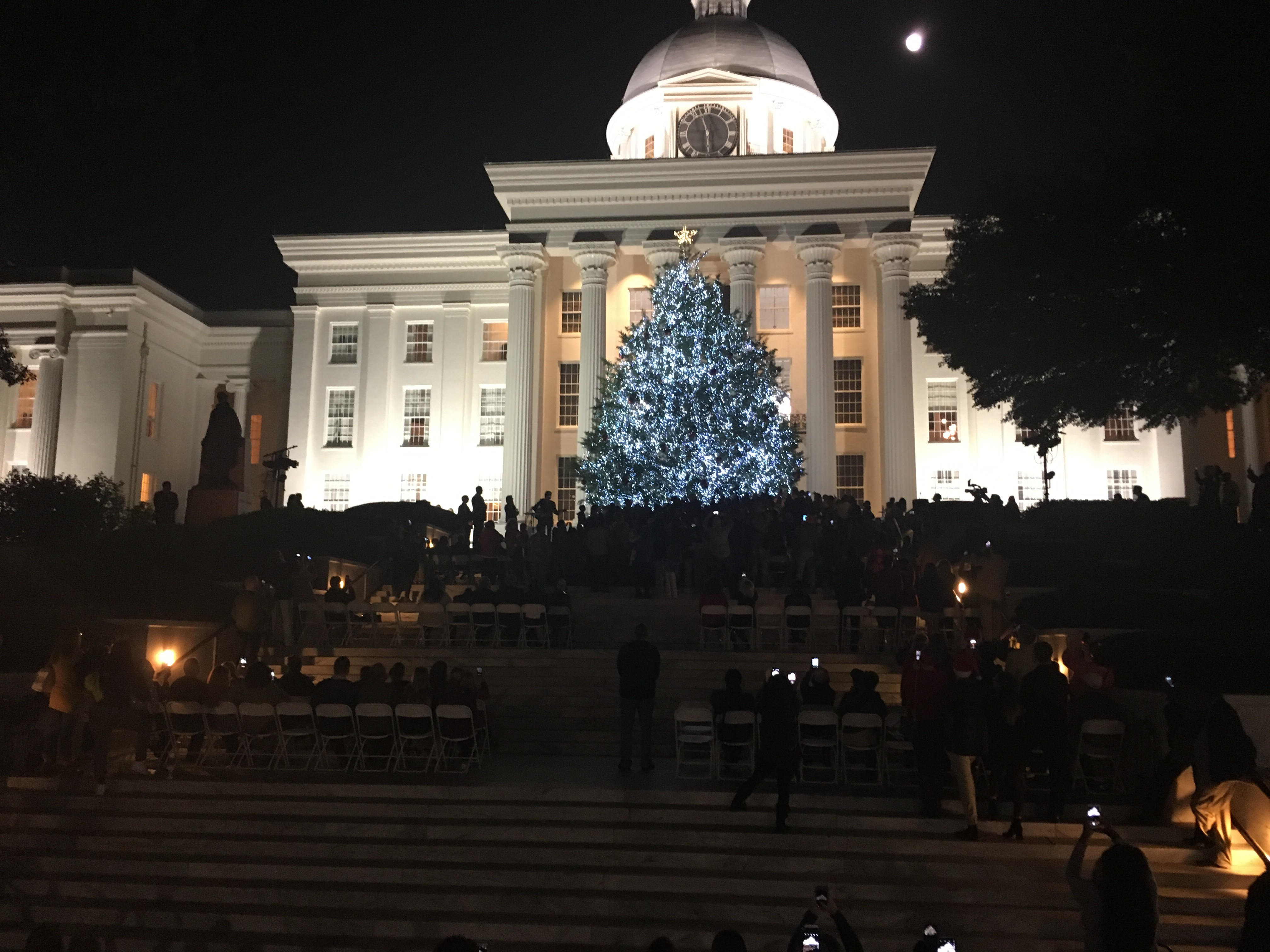 Alabama Capitol Christmas Tree Lighting Ceremony