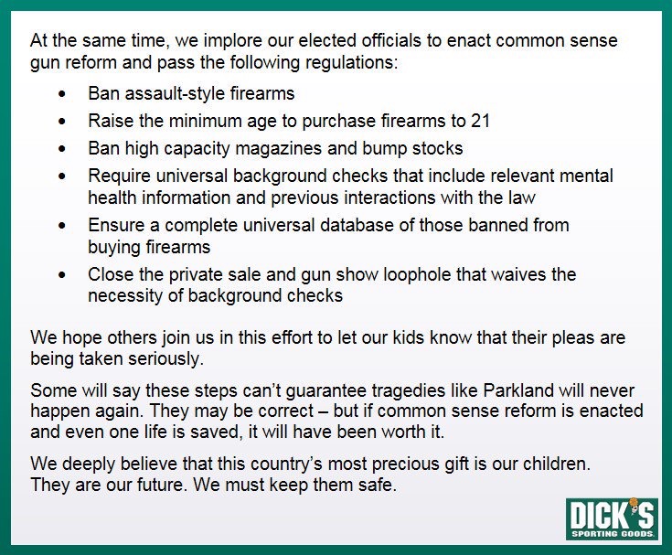 Dicks To Stop Selling Assault Style Rifles In Its Stores Waka 8 