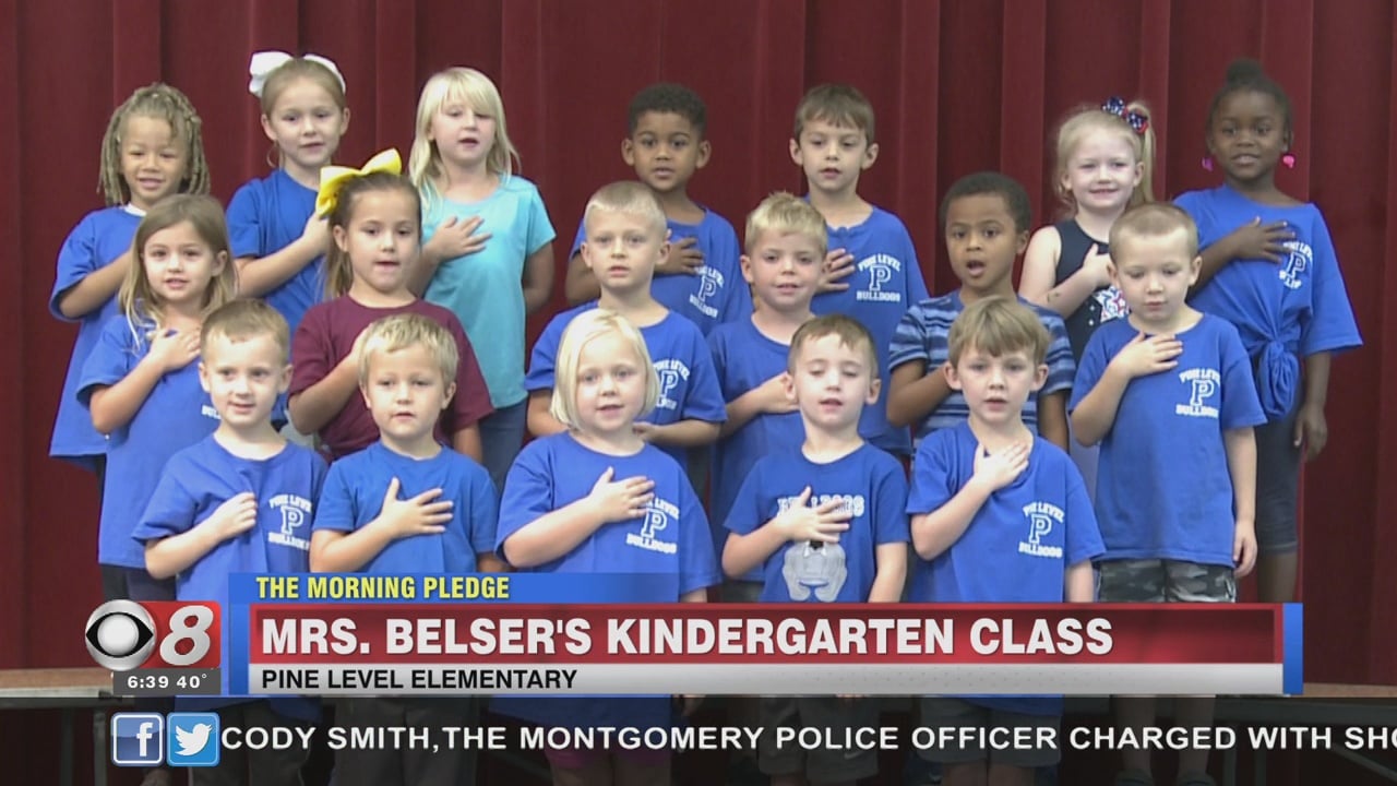 Morning Pledge Pine Level Elementary SchoolMrs. Belser's Class WAKA 8
