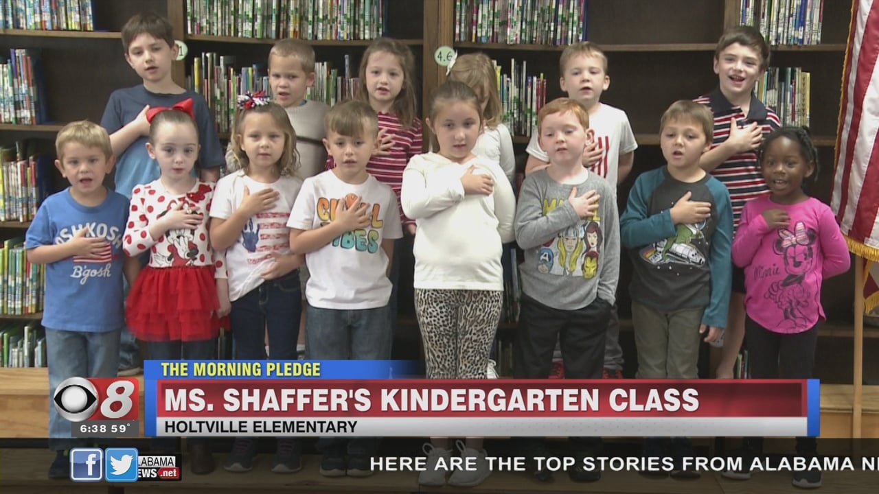 Morning Pledge Holtville Elementary SchoolMs. Shaffer’s Class WAKA 8