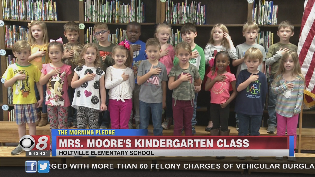 Morning Pledge Holtville Elementary SchoolMs. Moore’s Class WAKA 8