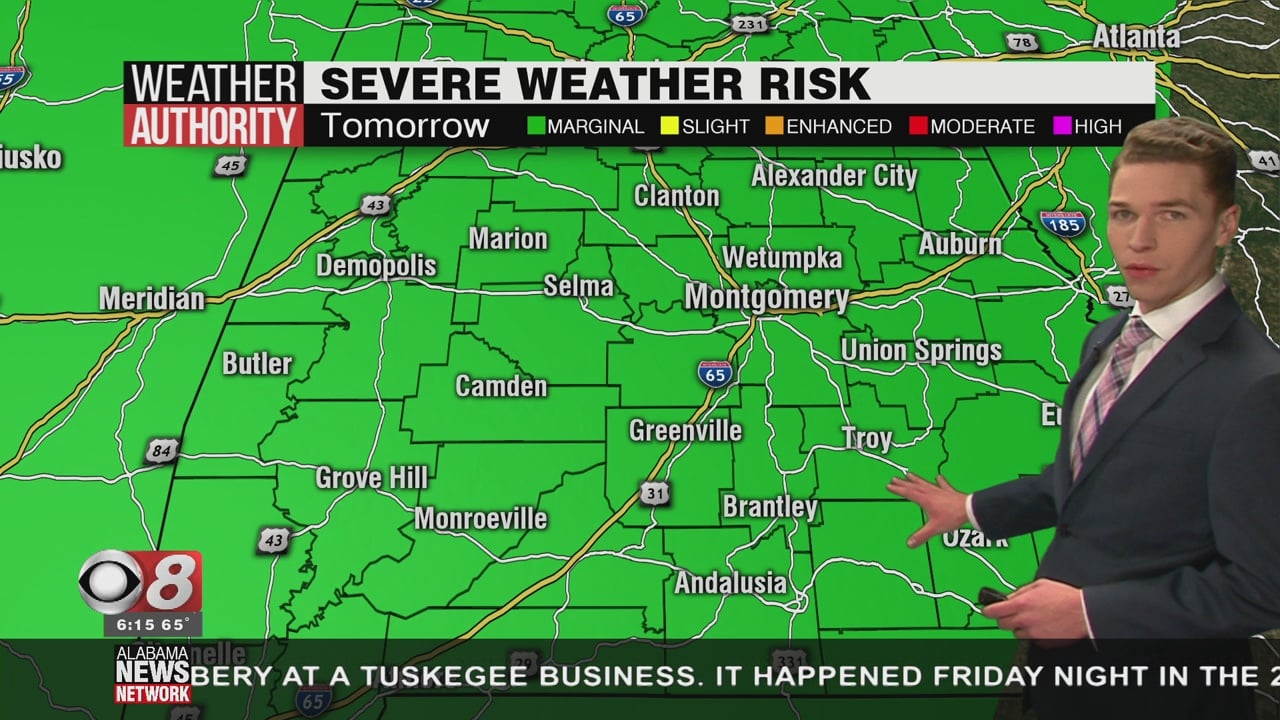 A Few Strong To Severe Storms Possible Sunday - WAKA 8