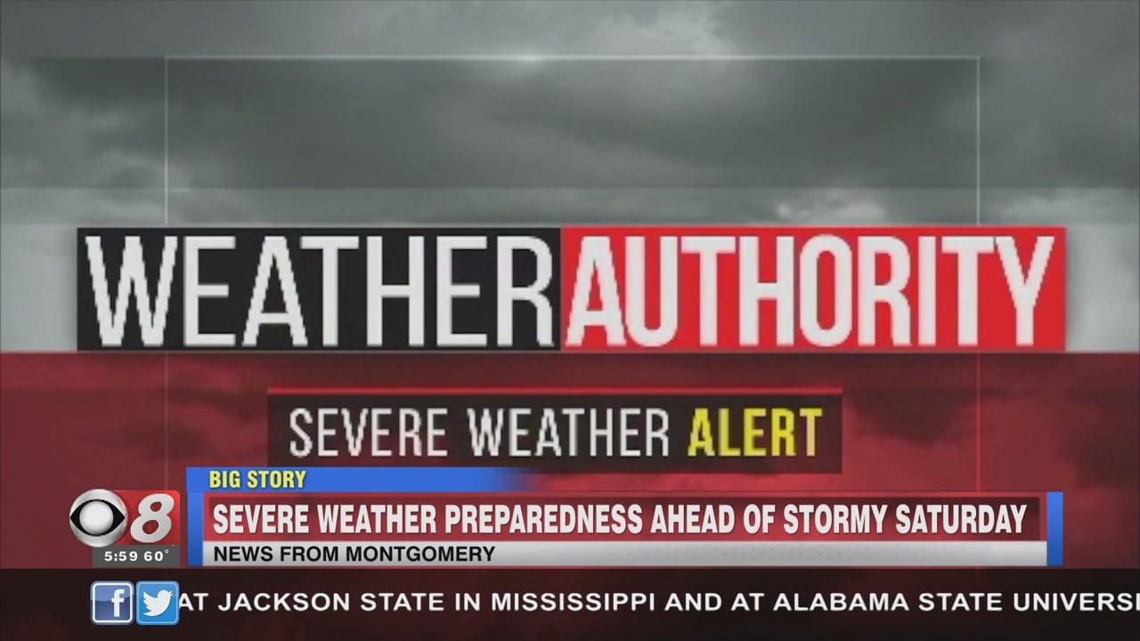 Severe Weather Preparedness Tips Ahead Of A Stormy Saturday - WAKA 8