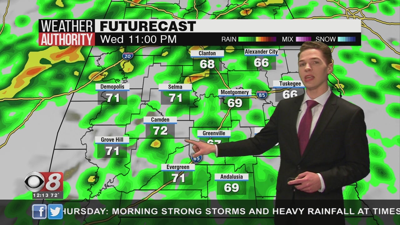 Severe Weather Possible Wednesday Afternoon Through Thursday Morning ...