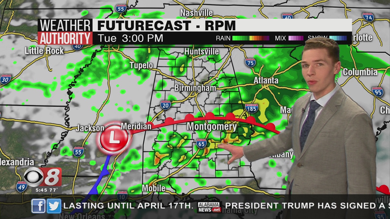 Dry And Warm Monday; Severe Storms Possible Tuesday - WAKA 8