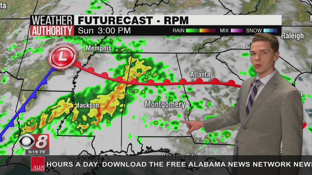 Severe Storms Likely Sunday - WAKA 8