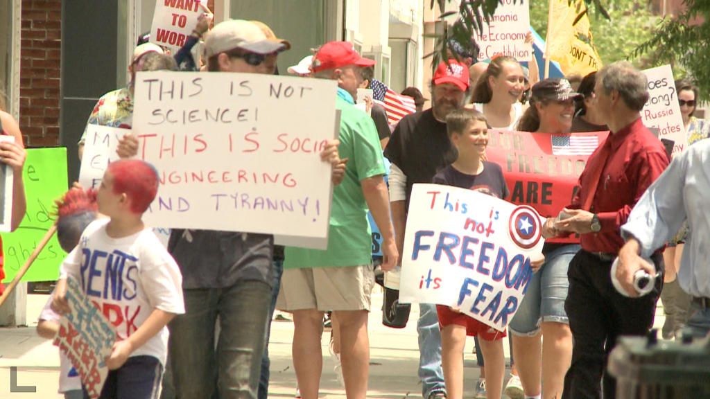 Protesters Hold Rally in Montgomery, Demand the Reopening of All ...