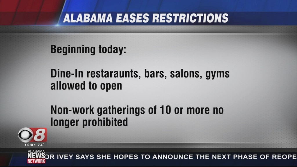 Covid19 Alabama Eases Restrictions