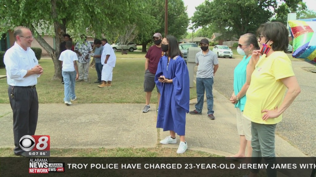 Graduation car parade