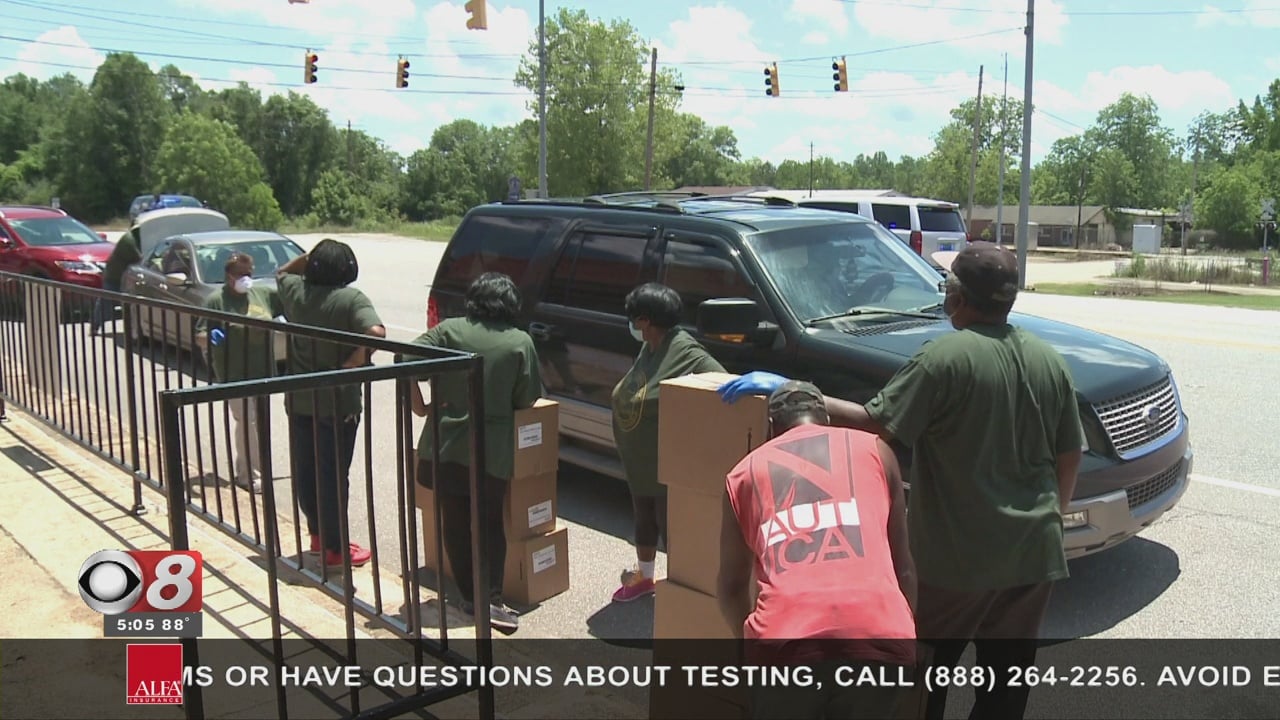 Pine Hill Mission Hosts Drive-Thru Food Giveaway in Wilcox Co. - WAKA 8