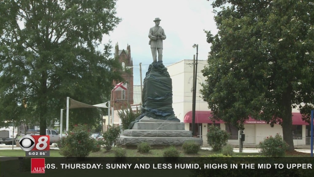 Tuskegee Statue Covered Up