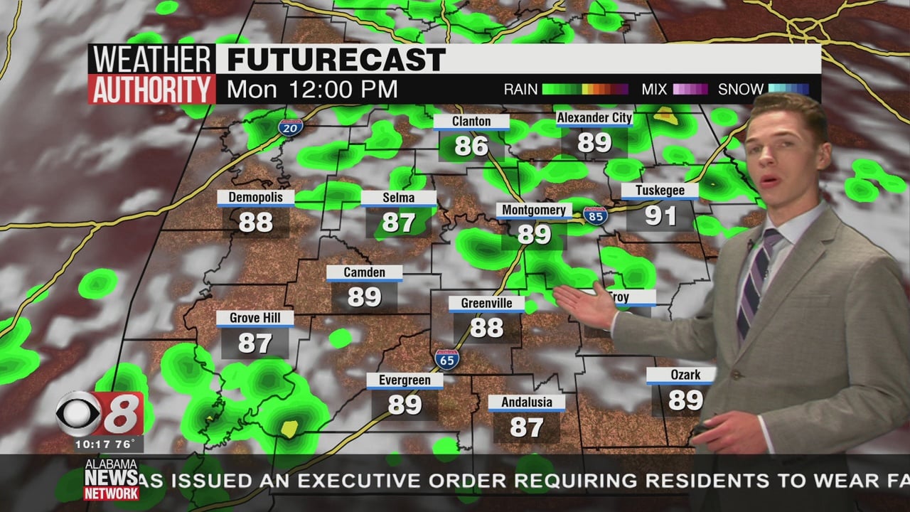 Hot And Humid With Elevated Rain Chances This Week - WAKA 8