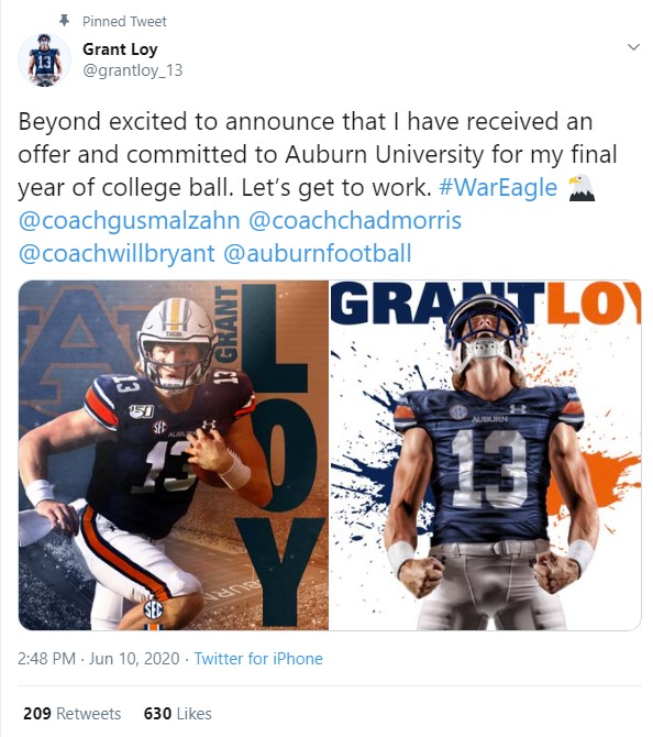 Loy To Auburn