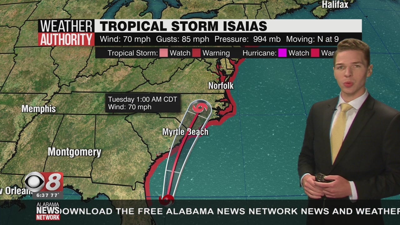 Hot With Low Rain Chances This Week - WAKA 8