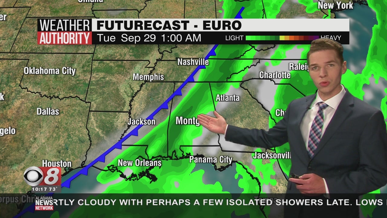 More Clouds With Showers And Even A Few Storms Sunday - WAKA 8
