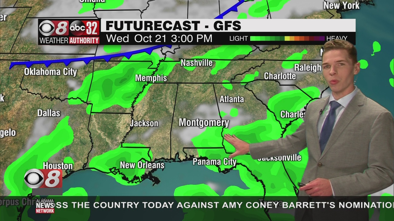 A Sunny Sunday, And Mainly Dry Through Early Next Week - WAKA 8