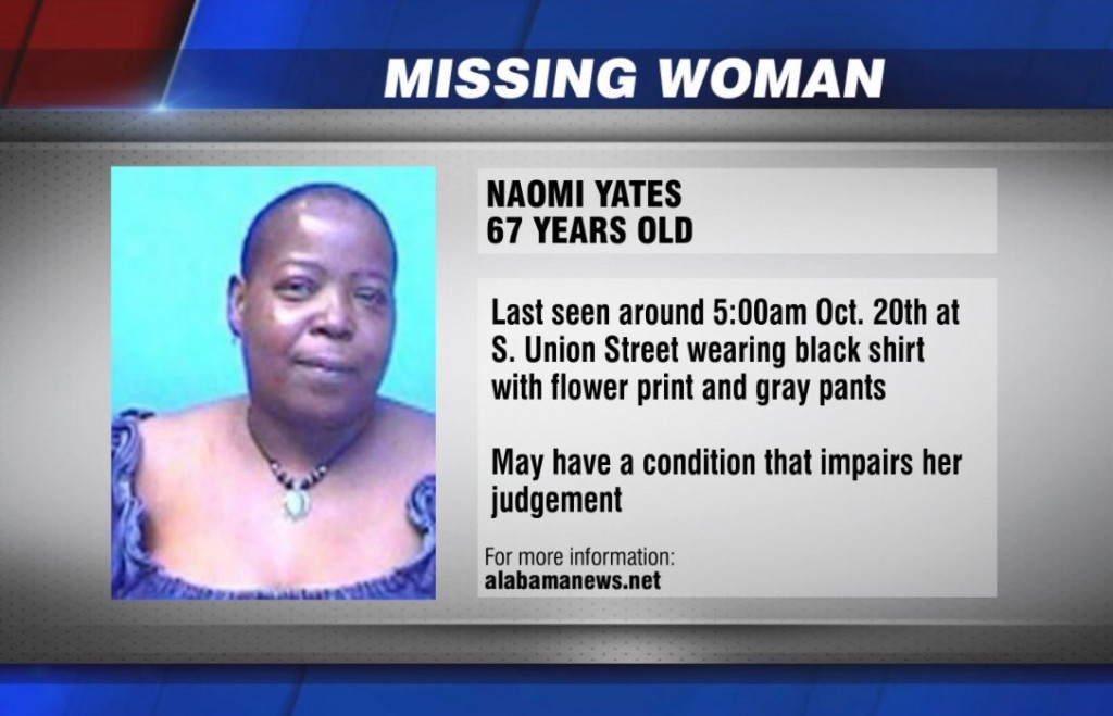 Naomi Yates Missing