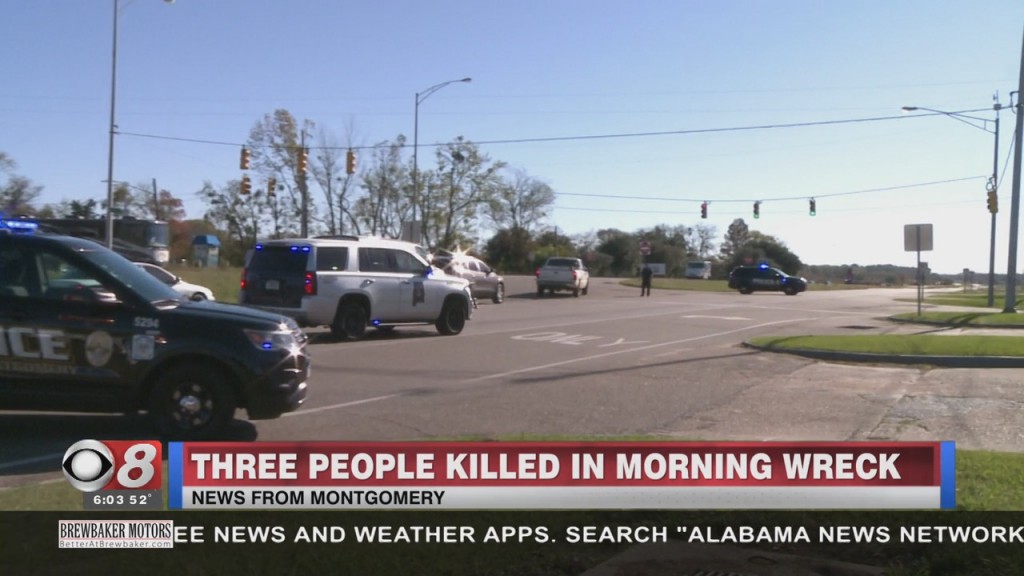 Three People Killed In Crash