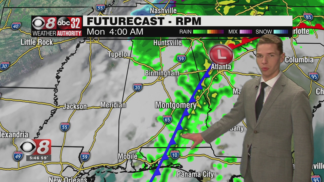 A Strong Or Severe Storm Possible Overnight; Cool And Breezy Monday ...