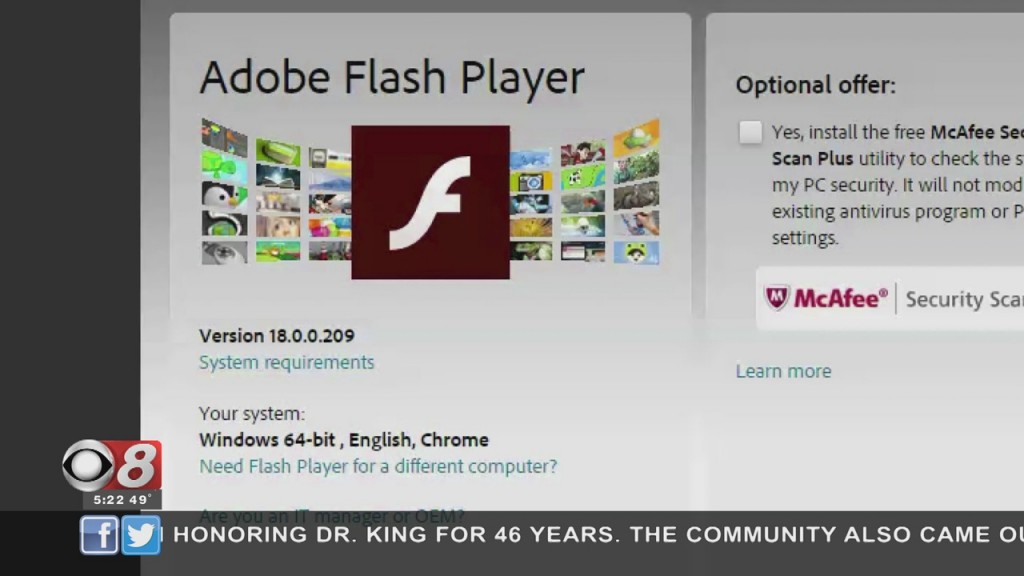 Wtt Adobe Flash Player 011821