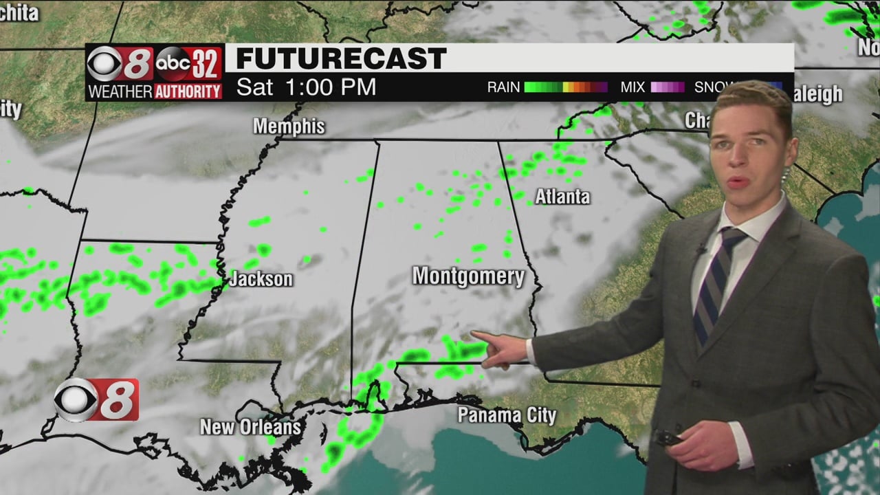 Very Warm With More Clouds Than Sun This Weekend - WAKA 8