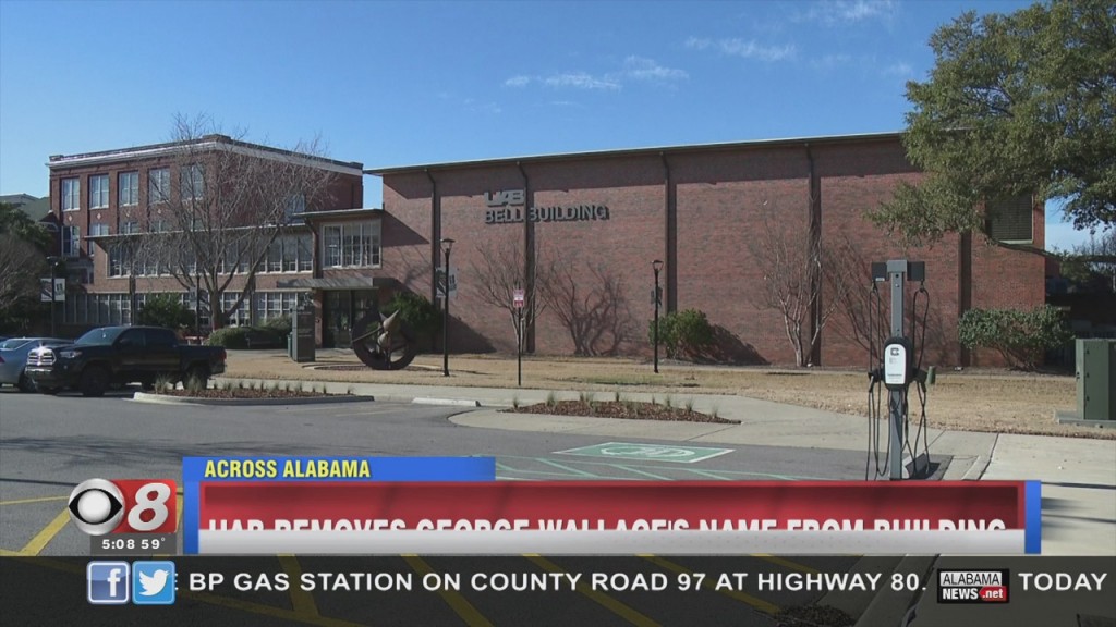 George Wallace Name On School Building