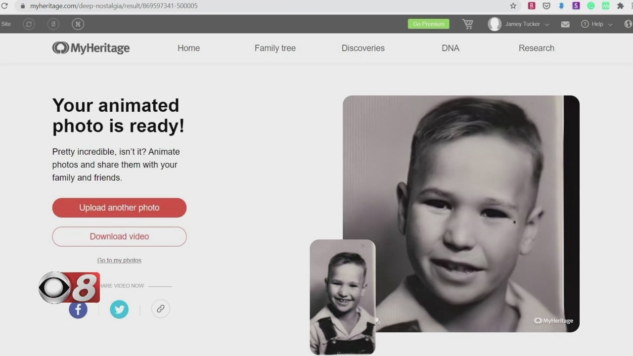 What the Tech? How to Animate Old Photos Using "Deep Nostalgia" - WAKA 8