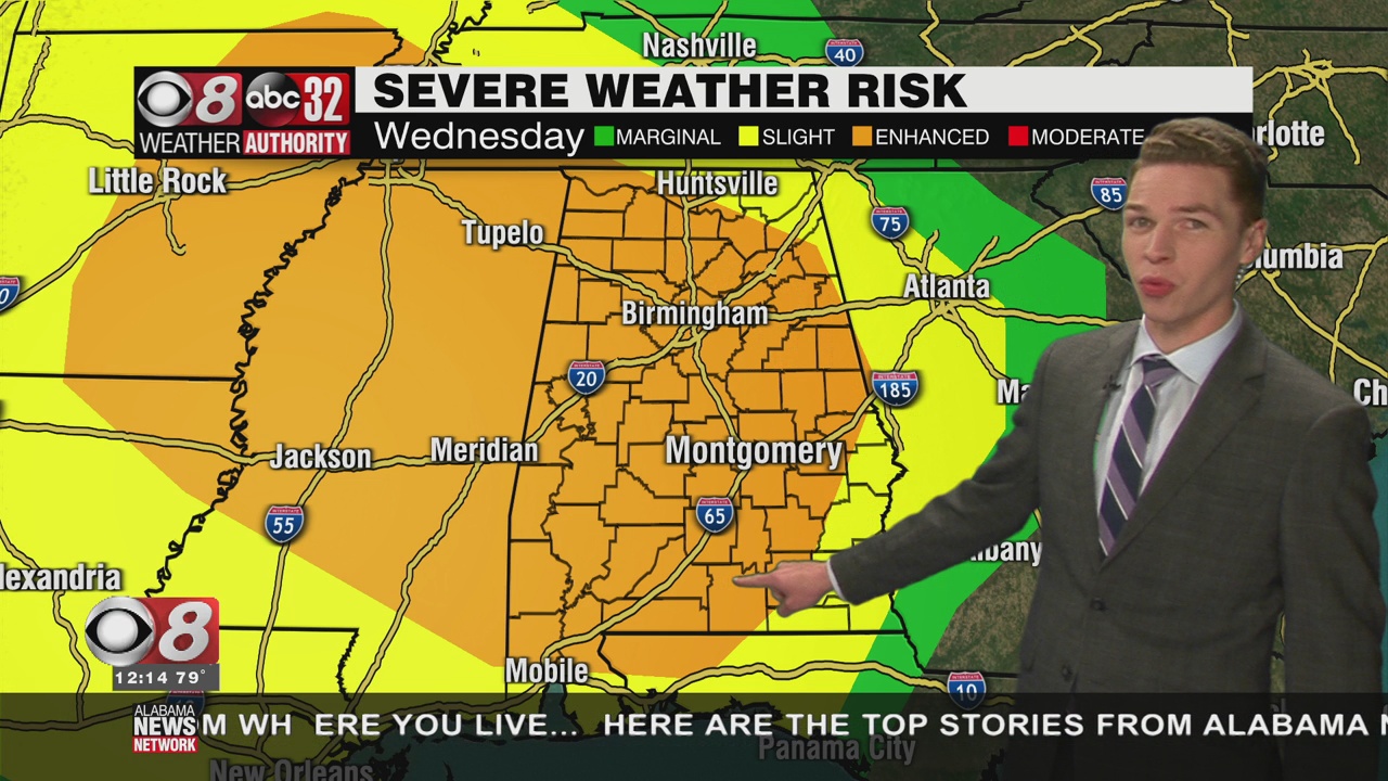 Severe Storms Possible This Week, With A Significant Threat Wednesday ...