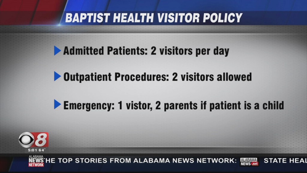 Baptist Health Visitation Policy