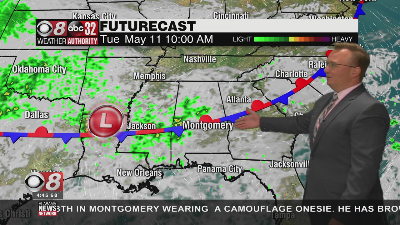 Starks Weather Rain and Some Strong Storms Remain in the Forecast - WAKA 8