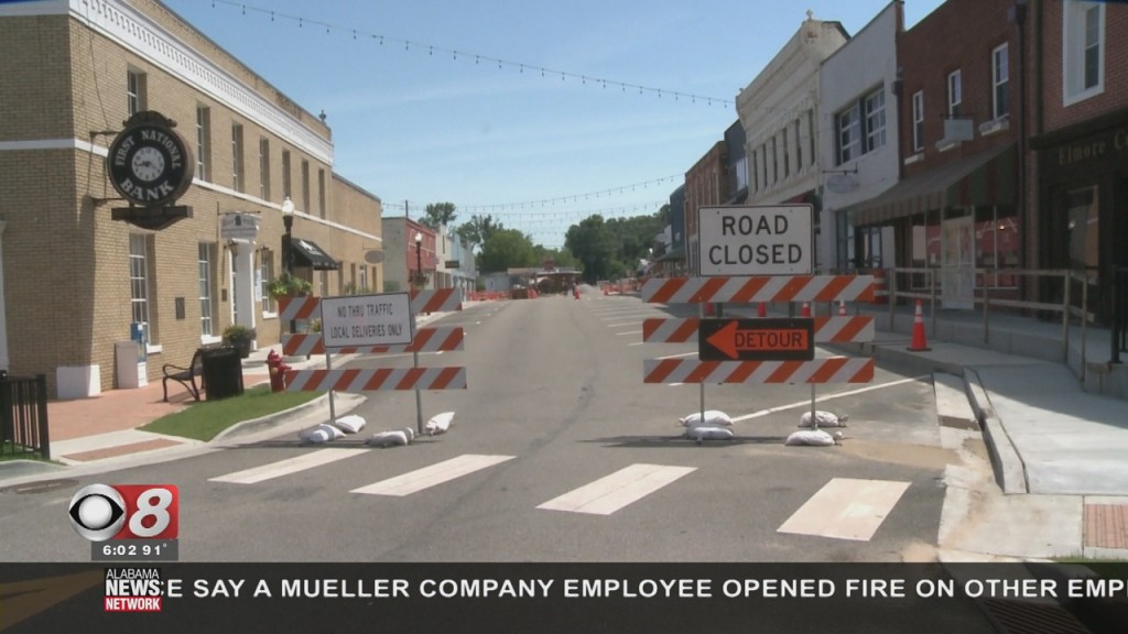 Company Street Closed In Wetumpka
