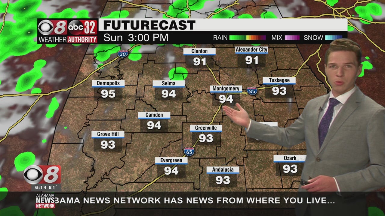 Weekend Rain Chances Lower, But Temperatures Higher - WAKA 8