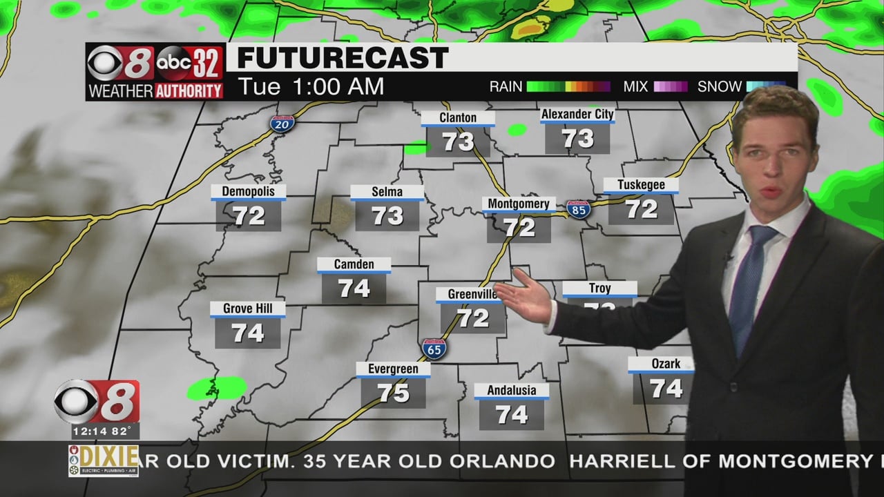 Exceptionally High Rain Chances Early This Week - WAKA 8