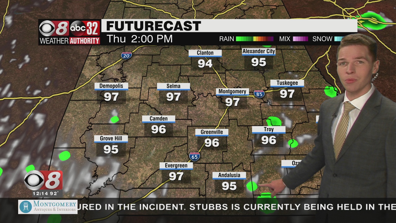 Oppressive Heat And Near-Zero Rain Chances To End The Week - WAKA 8