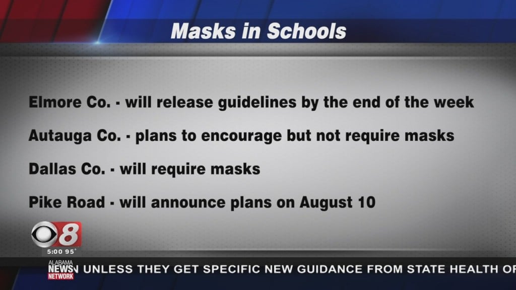 Mask In Alabama Schools