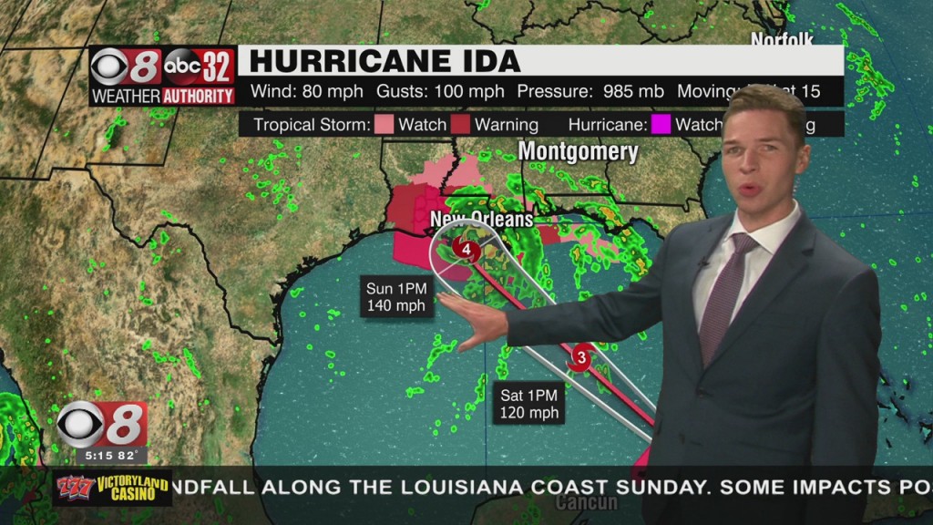 Ben's 5pm Forecast Friday 8 27 21