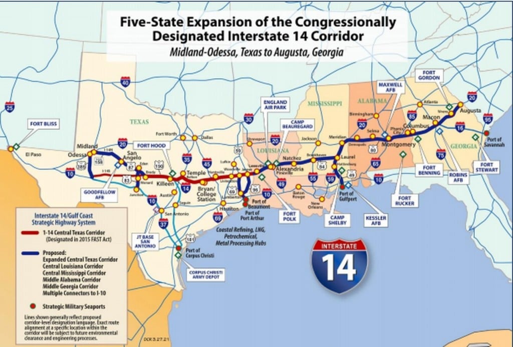 Proposed New Interstate I14