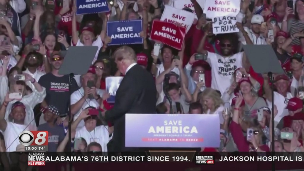 Flowers On Trump Rally