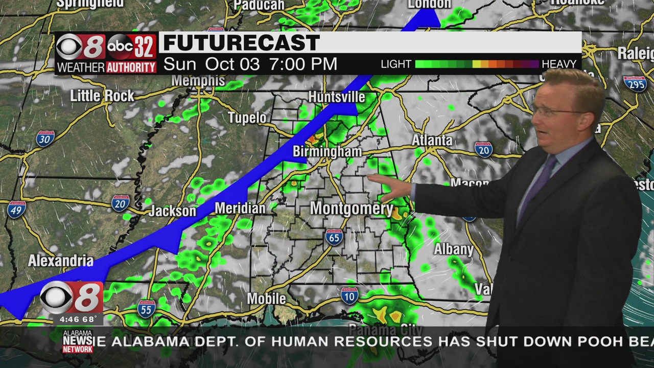 A Hot Start to October, but Better Rain Chances Ahead - WAKA 8