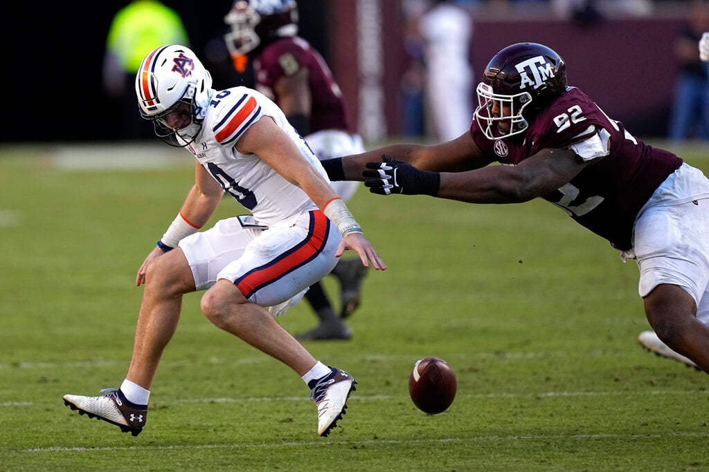 Aptopix Auburn Texas A M Football