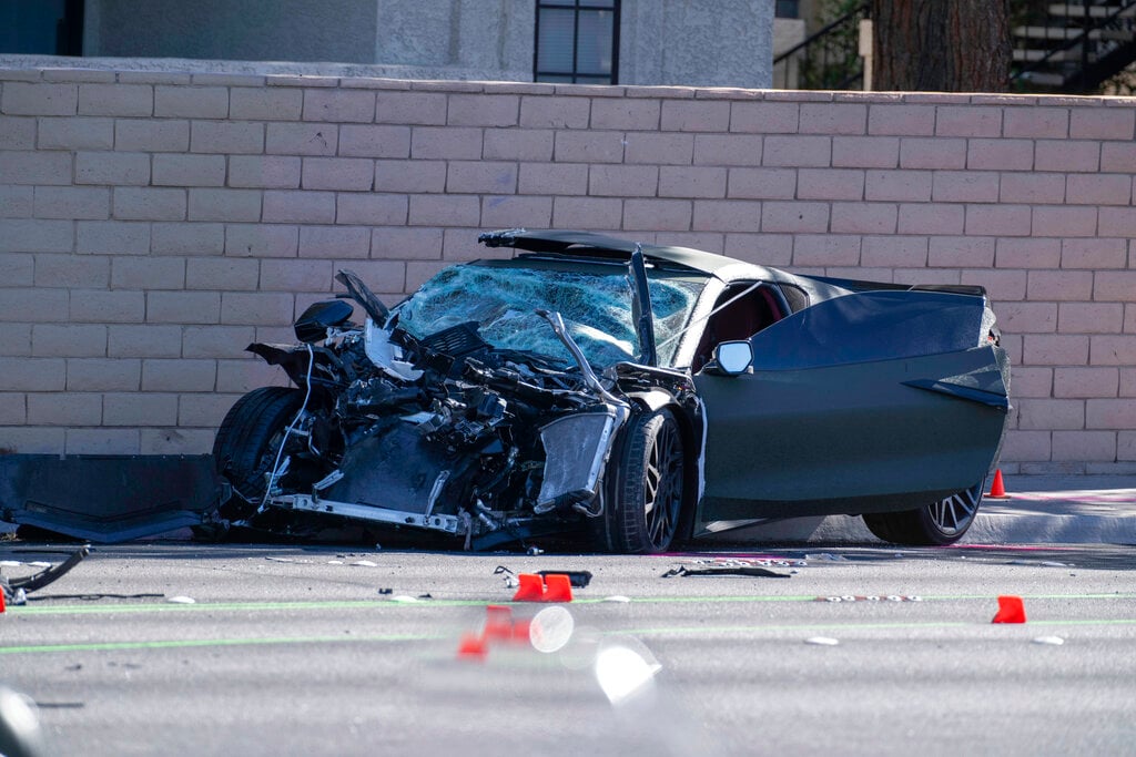 Raiders Ruggs Vehicle Crash Football