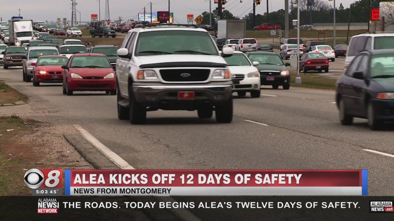 Alabama Law Enforcement Agency Kicks Off '12 Days of Safety' - WAKA 8