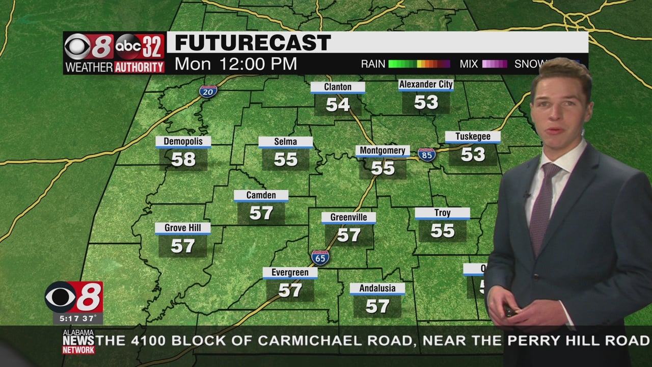 Weekend Sunshine, But Cool Afternoons And Cold Nights - WAKA 8
