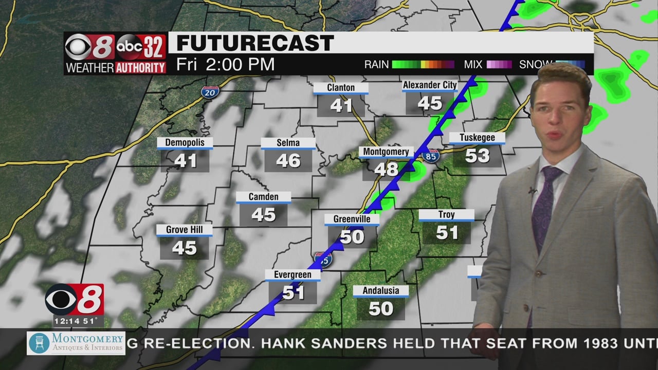 Sunshine But Cooler Wednesday, Colder This Weekend - WAKA 8